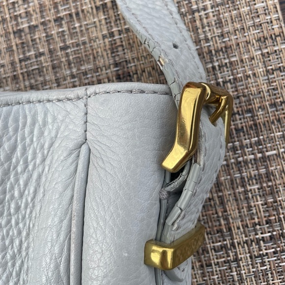 J. Crew Gray Leather Purse - Picture 7 of 7